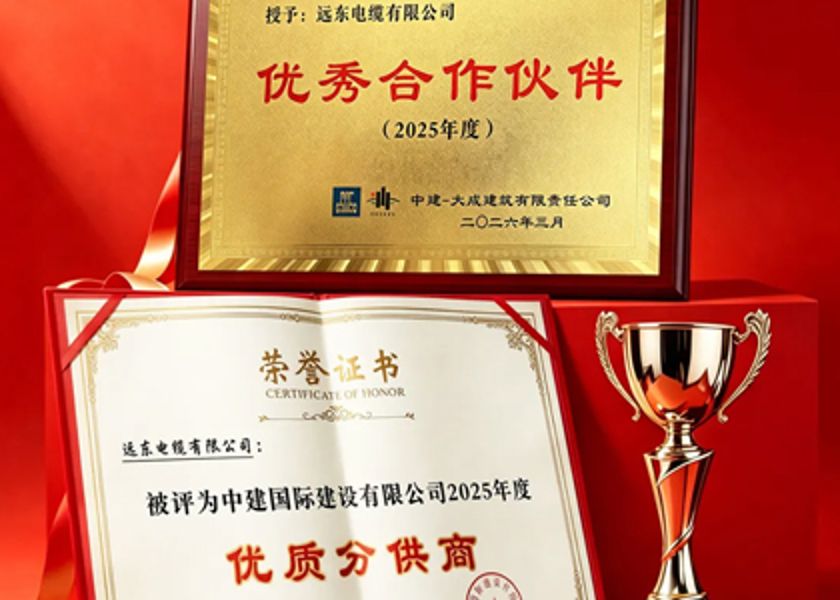 双奖加冕｜JIUYOU.COM·(中国区)官方电缆荣获中建国际、中建-大成年度合作伙伴